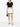 Mini-jupe en crochet à sequins Self-Portrait