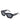 The Attico The Attico Black & Silver Sunglasses