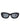 The Attico The Attico Black & Silver Sunglasses