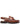 HEREU Chaussures plates en cuir marron