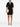 Parosh Parosh P.A.R.O.S.H. mini dress with collar detail and V-neckline