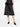 Jupe trapèze en satin Alexander McQueen