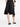 Jupe trapèze en satin Alexander McQueen