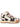 Autry Autry MARSHMALLOW AND BROWN HORSE-EFFECT MALGA Sneakers