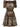 Dolce & Gabbana Dolce & Gabbana-leopard-print short dress in brown cotton poplin