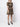 Dolce & Gabbana Dolce & Gabbana-leopard-print short dress in brown cotton poplin