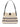 Balmain Balmain Medium Release Shopper Bag In Canvas And Calfskin