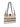 Balmain Balmain Medium Release Shopper Bag In Canvas And Calfskin