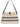 Balmain Balmain Medium Release Shopper Bag In Canvas And Calfskin