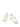 Autry Autry MEDALIST LOW SNEAKERS IN WHITE LEATHER AND PARSIMMON ORANGE