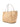 Emporio Armani Emporio Armani Woven Straw Medium Shopper Bag