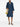 ARCHIVIO '67 Archivio '67 V-neck side slits Linen chemisier dress