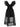 Ganni Ganni Black Organza Ruched Dress