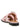 Ganni Ganni Feminine Buckle Fringed Denim Sandals