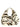 Ganni Ganni Mini Hobo Zebra Handbag