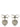 Alessandra Rich Alessandra Rich Metal Bow Earrings