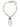 Alessandra Rich Alessandra Rich Bow Crystals Necklace