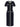 Self-Portrait Self-Portrait Navy Pointelle Knit Midi Dress