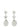 Self-Portrait Self-Portrait Crystal Flower Tiered Earrings