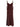 Self-Portrait Self-Portrait Burgundy Satin Flower Midi Dress