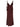 Self-Portrait Self-Portrait Burgundy Satin Flower Midi Dress