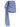 Self-Portrait Self-Portrait Blue Cotton Tie Side Mini Skirt