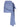 Self-Portrait Self-Portrait Blue Cotton Tie Side Mini Skirt