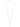 Maison Margiela Maison Margiela Four Stitches Necklace