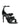 Sandales à talons aiguilles en cuir verni noir d'Alaïa