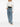 High-Rise Straight Jeans Blue by Alaïa