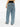High-Rise Straight Jeans Blue by Alaïa
