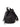 Sac seau en cuir noir à logo Miu Miu