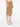 Jupe midi en mousseline beige sable de Miu Miu