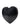 Sac bandoulière en cuir Le Cœur Noir par Alaïa
