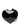 Sac bandoulière verni Le Cœur Noir par Alaïa