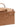 Sac à main en cuir nubuck beige, par Alaïa