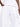 Low-Rise Round Denim Jeans White by Alaïa