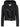Veste en cuir à capuche noire Alaïa