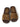 Sabots en cuir marron de Miu Miu