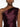 Robe asymétrique Kira Bordeaux de Solace London