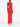 Robe longue rouge sans manches à col bateau de Solace London