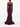 Burgundy Strapless Long Dress by Solace London