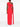 Robe longue rouge asymétrique à fente latérale de Solace London