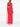 Robe longue rouge asymétrique à fente latérale de Solace London