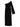 Robe longue noire asymétrique à une épaule de Solace London