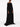 Robe longue noire à épaules dénudées de Solace London