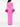 Robe longue Talia à épaules dénudées rose framboise de Solace London