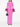 Robe longue Talia à épaules dénudées rose framboise de Solace London