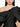 Robe longue noire à manches courtes de Solace London