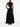 Robe longue noire sans manches de Solace London